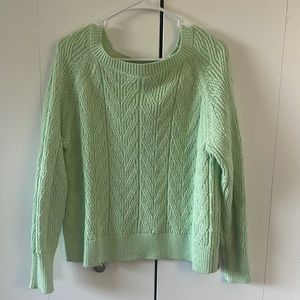 Old Navy | green knit sweater